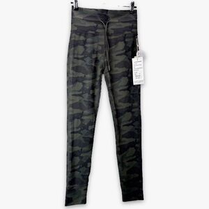 Vuori Kids Green Camouflage Leggings